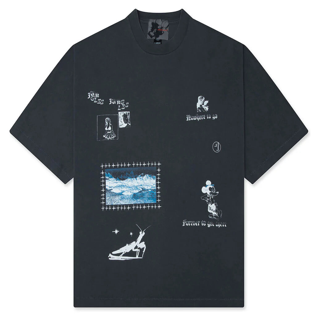 No Where To Go Tee Vintage Blue