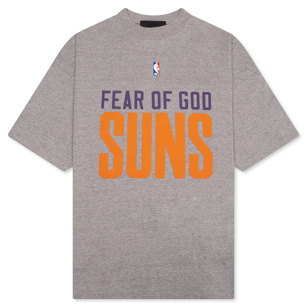 Fear of God Essentials x NBA Suns 90s Tee Dark Heather