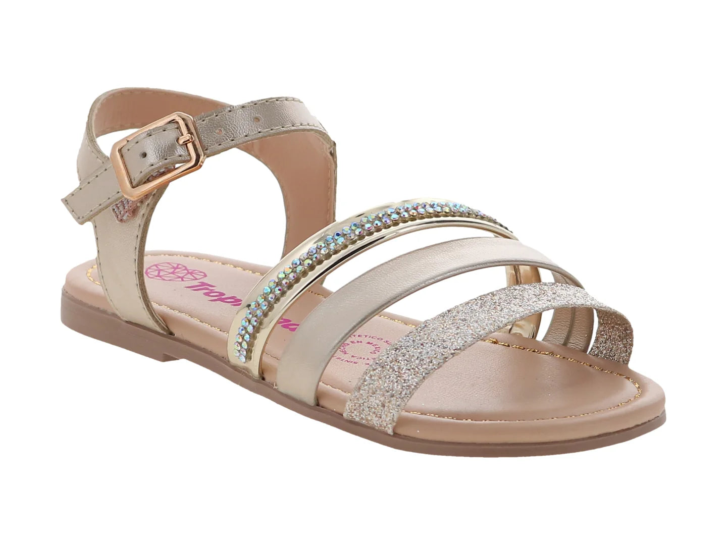 Sandalias Tropicana Mercurio Dorado para Niña