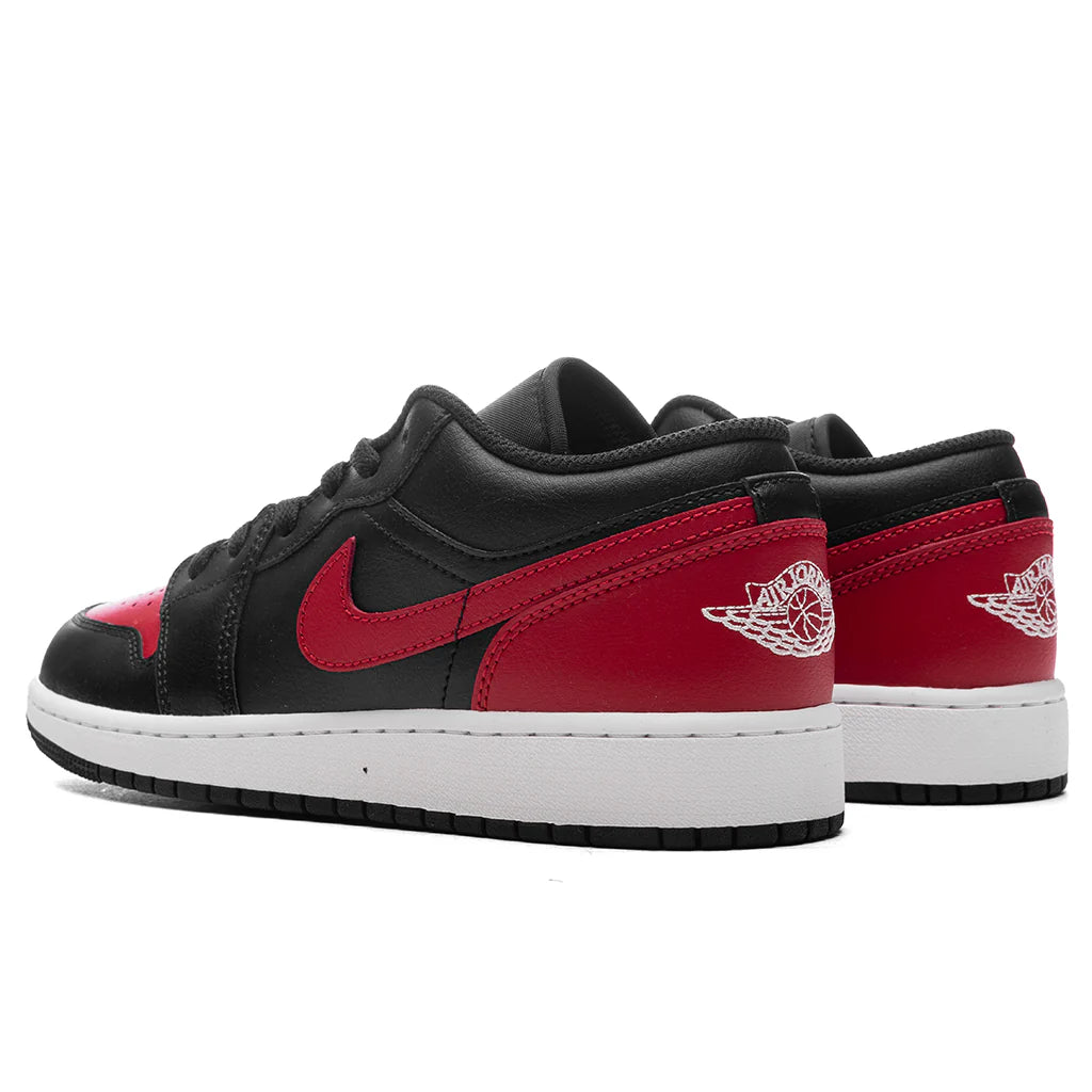 Air Jordan 1 Low GS Black Varsity Red Summit White