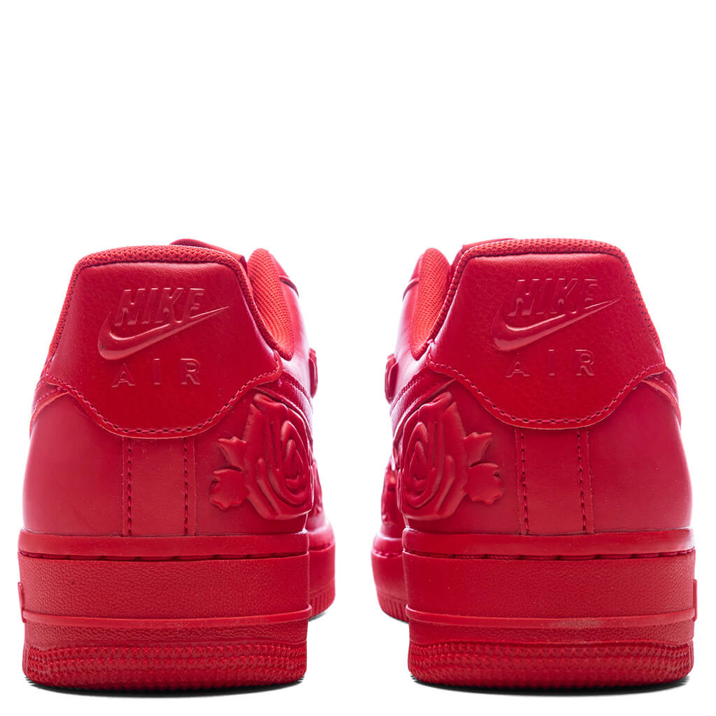 Womens Air Force 1 07 Red Roses University Red University Red