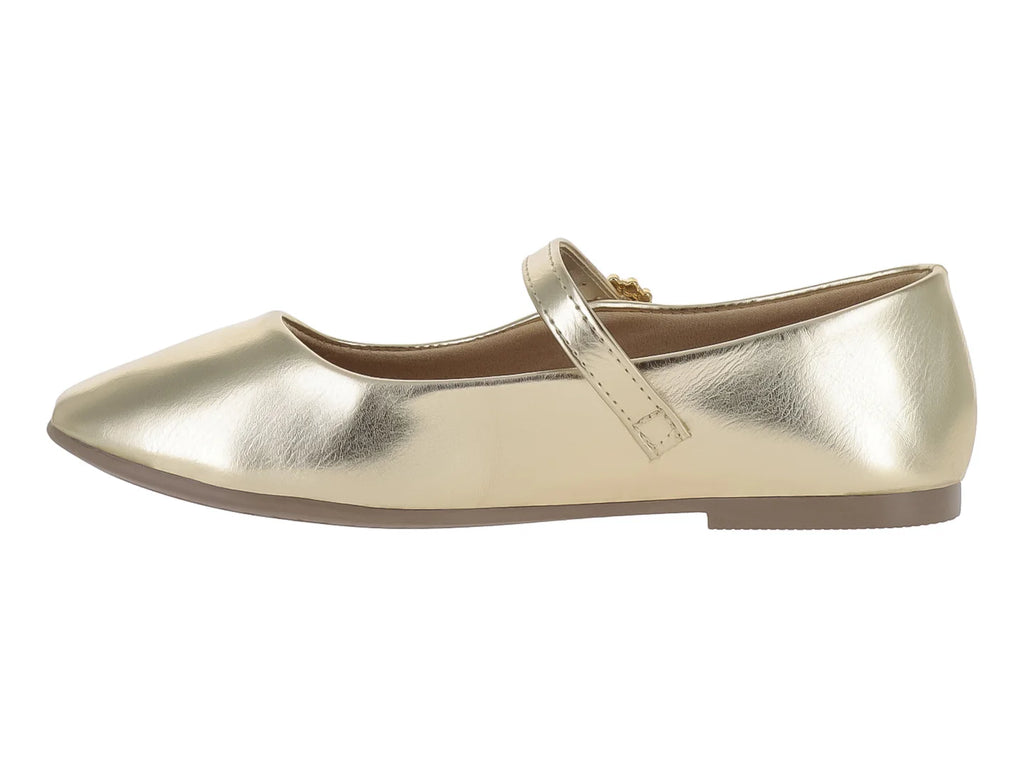 Zapatos Planos Tropicana Color Oro para Niña