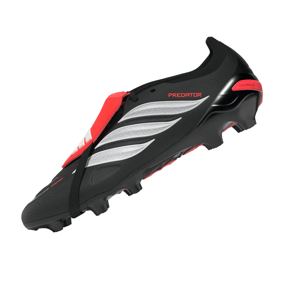 adidas Predator League Fold Over Tongue FG Firm Ground Mens Soccer Cleats Black White