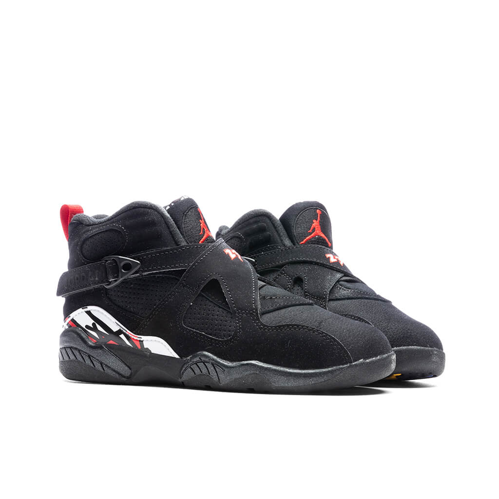 Air Jordan 8 Retro Playoffs PS Black True Red