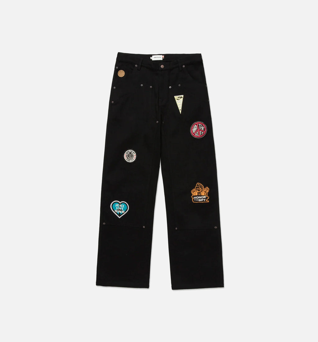 Patch Carpenter Mens Pant Black