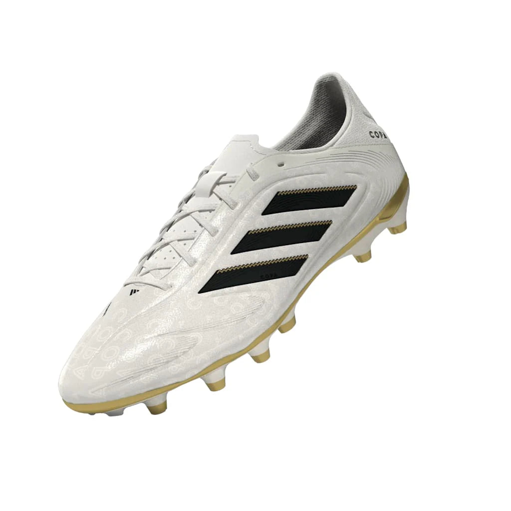 adidas Copa Pure 3 League Firm Multi Ground Boots White Black Gold
