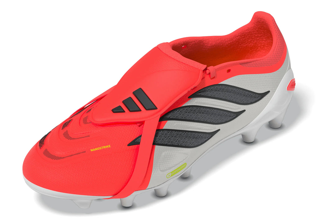 adidas Predator League Fold Over Tongue AG Artificial Ground Mens Soccer Cleats Red Black White