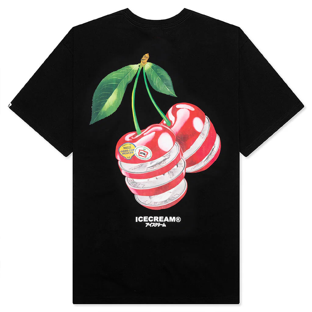 Quarters S S Tee Black