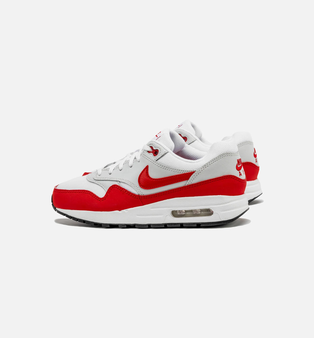 Air Max 1 Grade School Lifestyle Shoe Red White