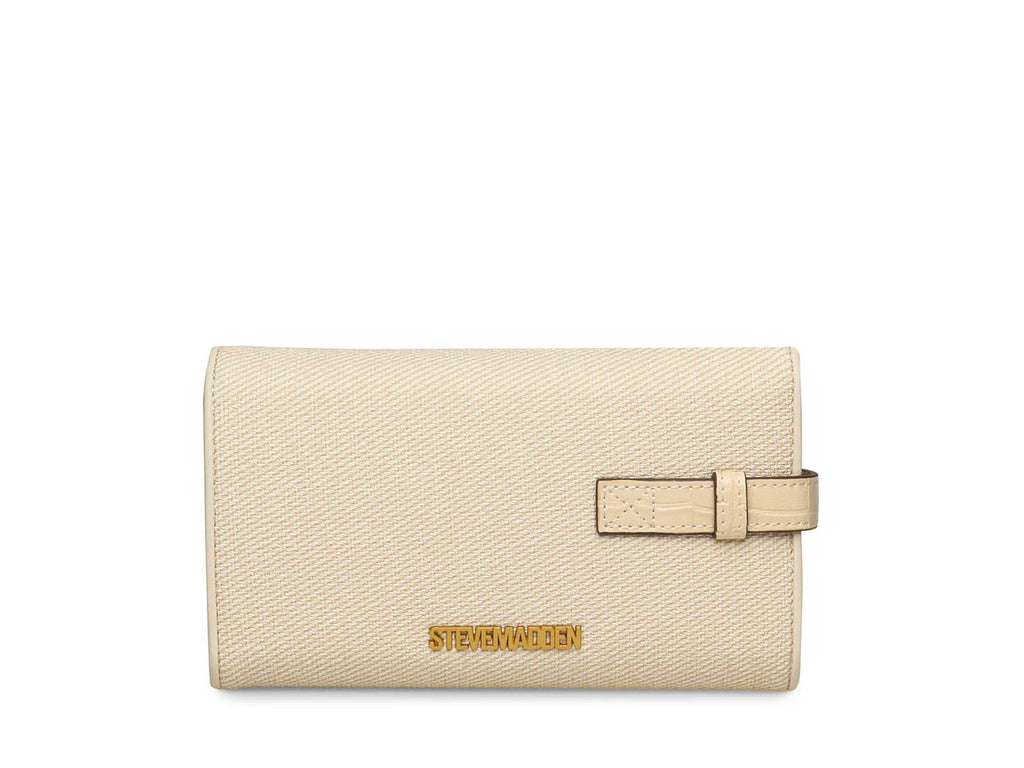 Bolsa Steve Madden Baxell Color Bone Gold para Mujer