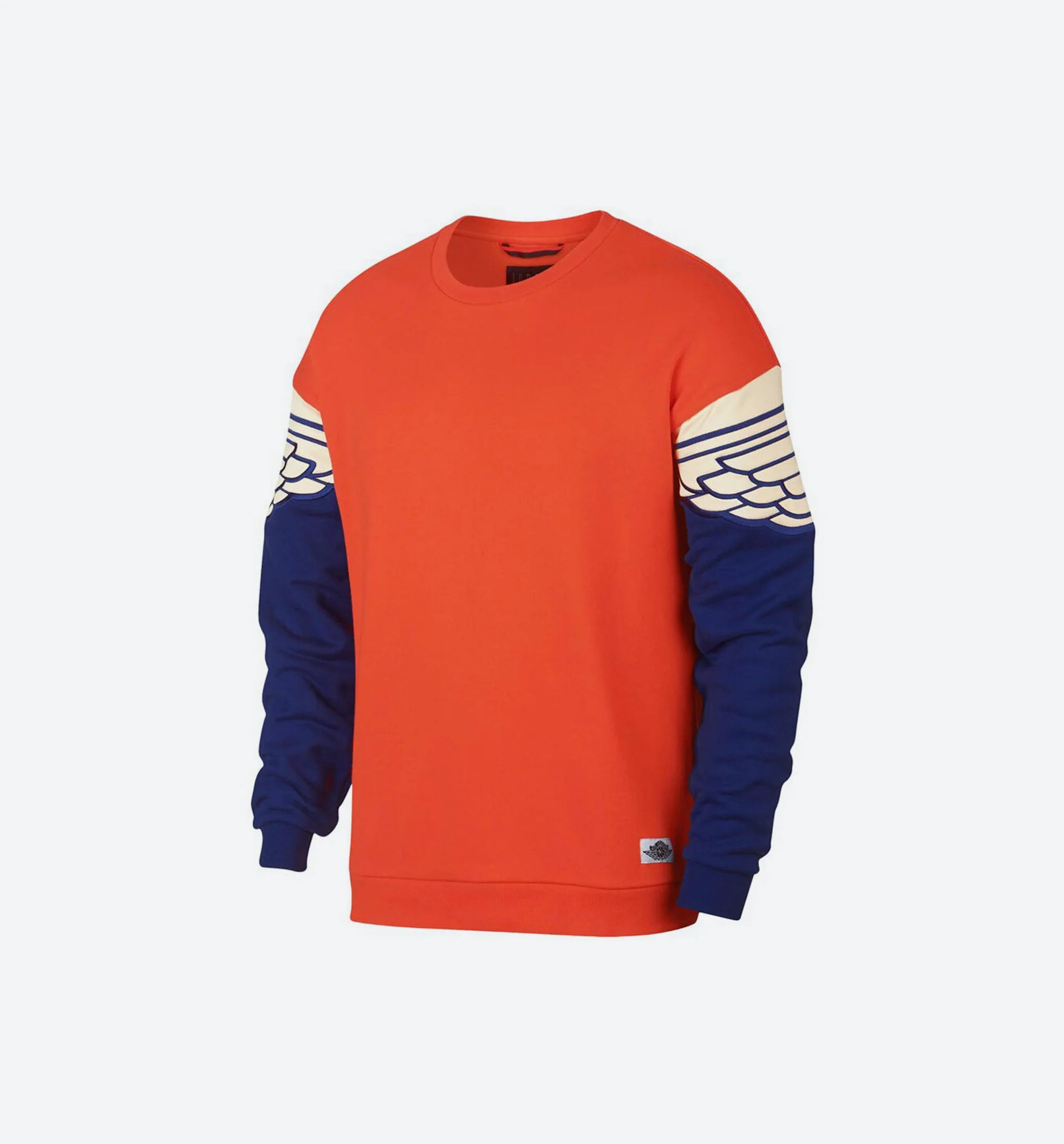 Air Jordan Wings Classic Mens Crew Shirt Team Orange Deep Royal Bllue Crimson Tint