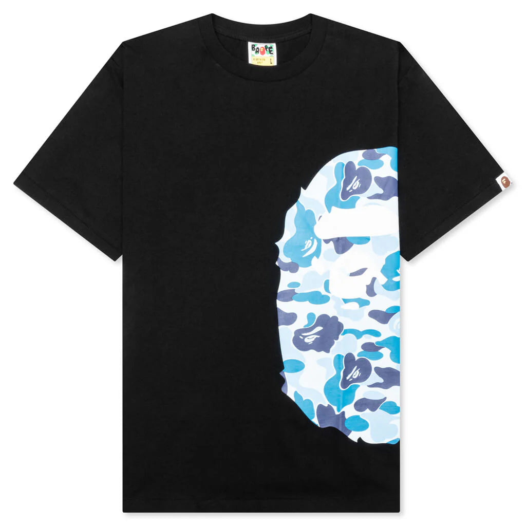 Abc Camo Side Big Ape Head Tee Black Blue