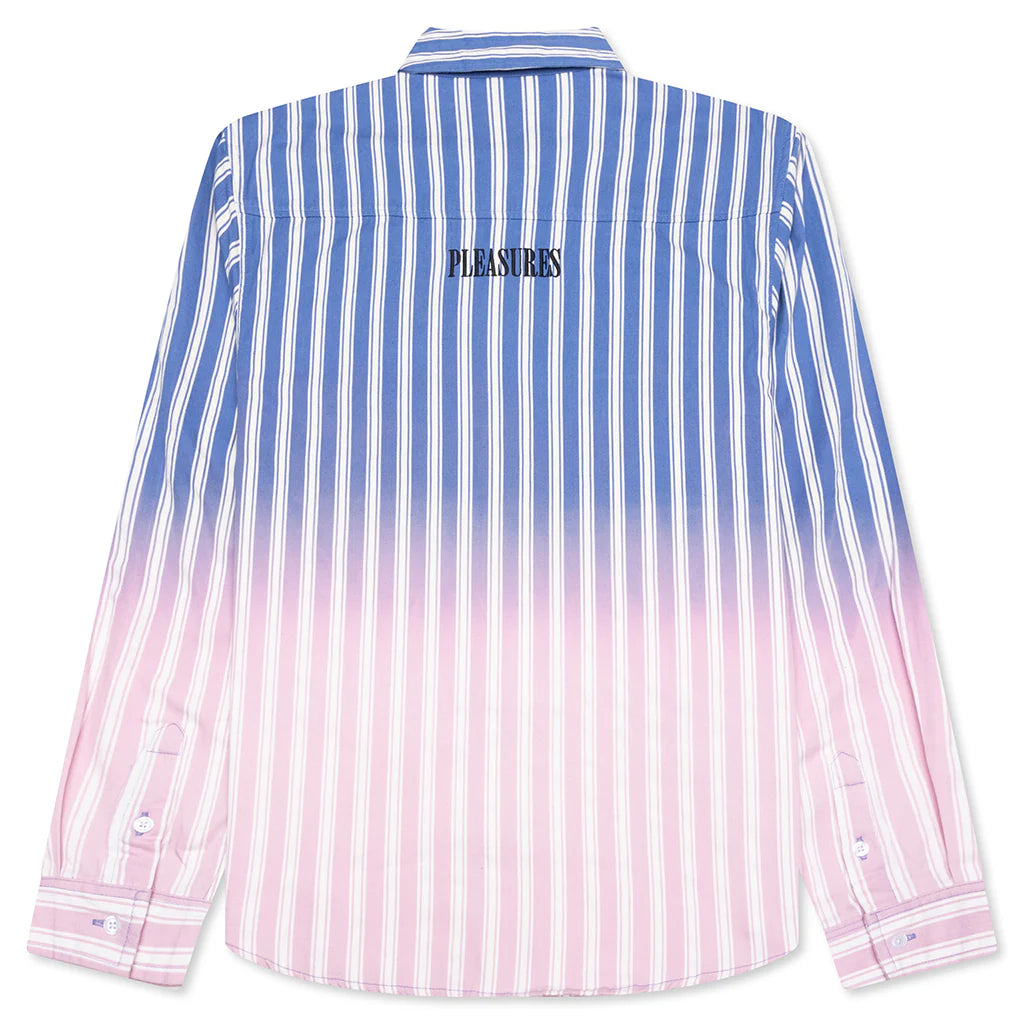 Fade Button Down Blue