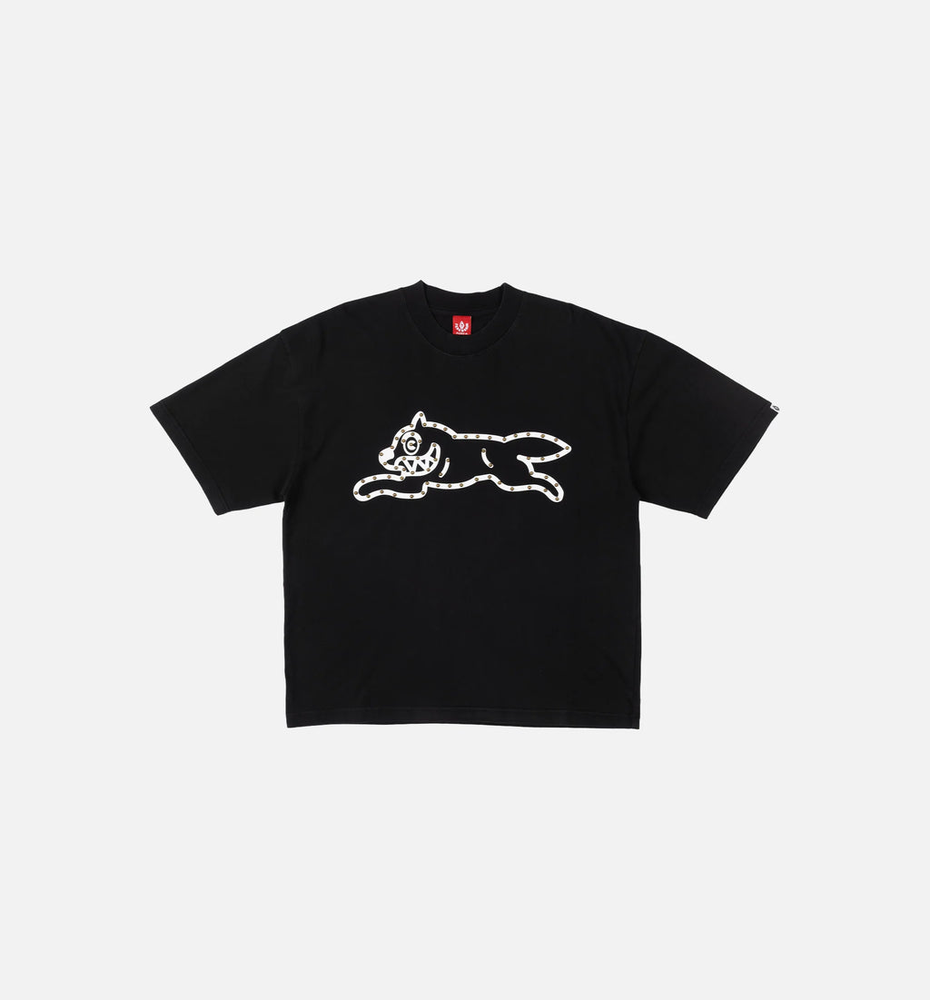 Frank Stud Mens Short Sleeve Shirt Black