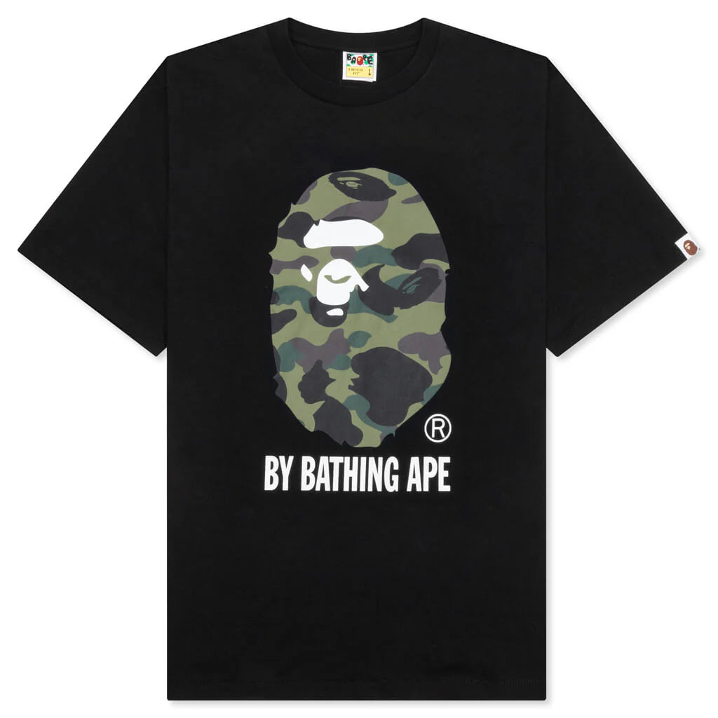1st Camo by Bathing Ape Tee Black Green