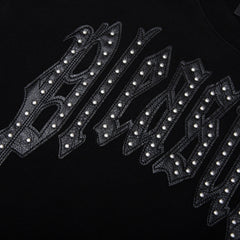 Twitch Studded Crewneck Black