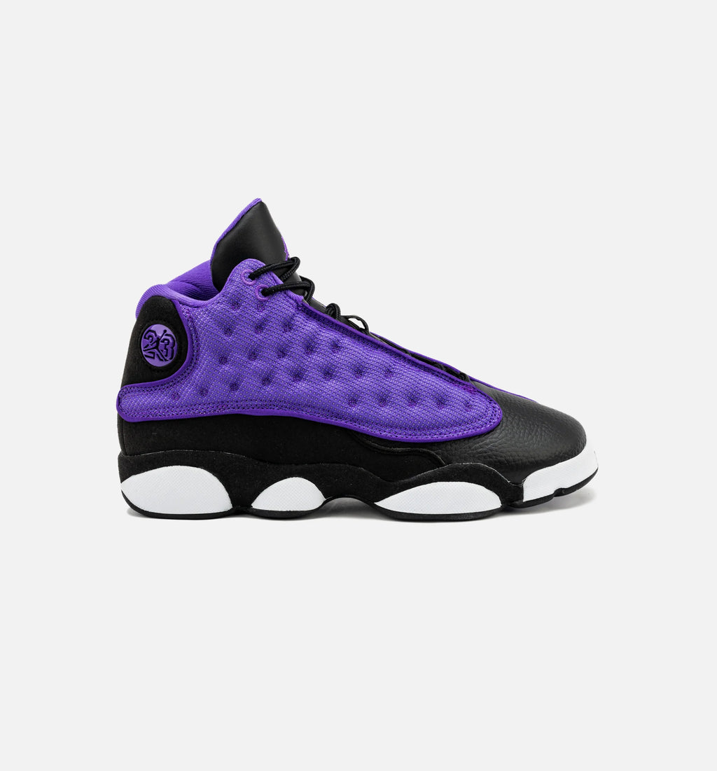 Air Jordan 13 Retro Purple Venom Grade School Lifestyle Shoe Purple Black