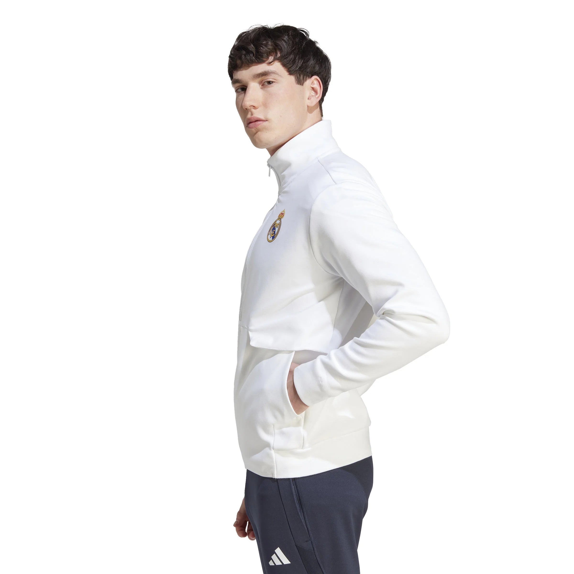 adidas Real Madrid Anthem Jacket White