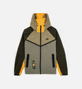 Tech Woven Windrunner Full Zip Mens Jacket Neutral Olive Sundial