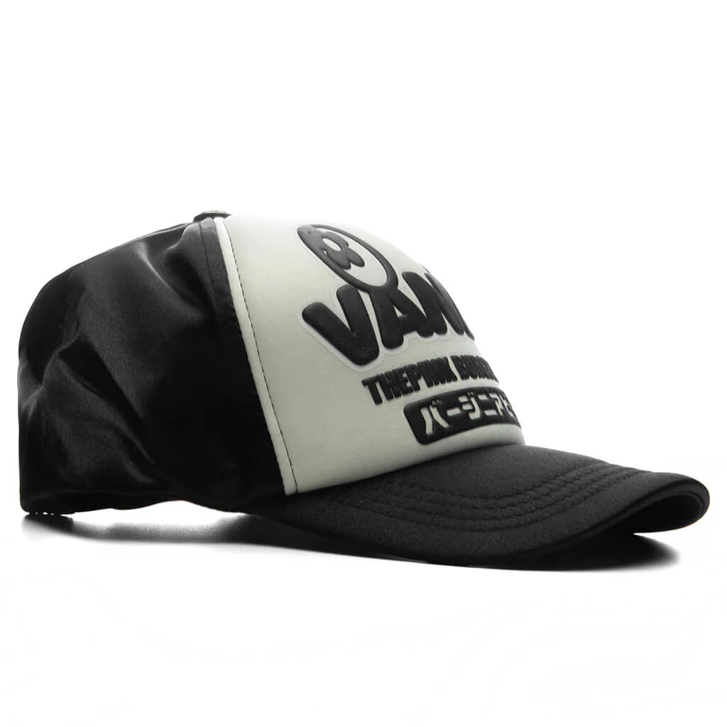 Satin Eye Logo Trucker Hat Black