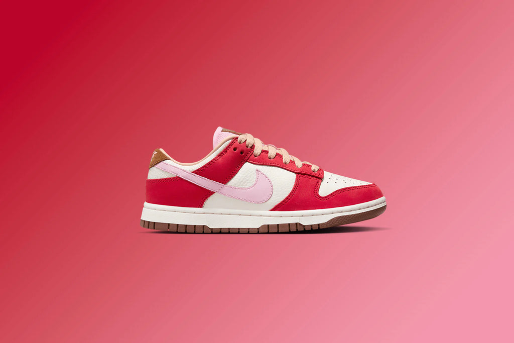 Womens Dunk Low PRM Bacon Sport Red Sheen Sail