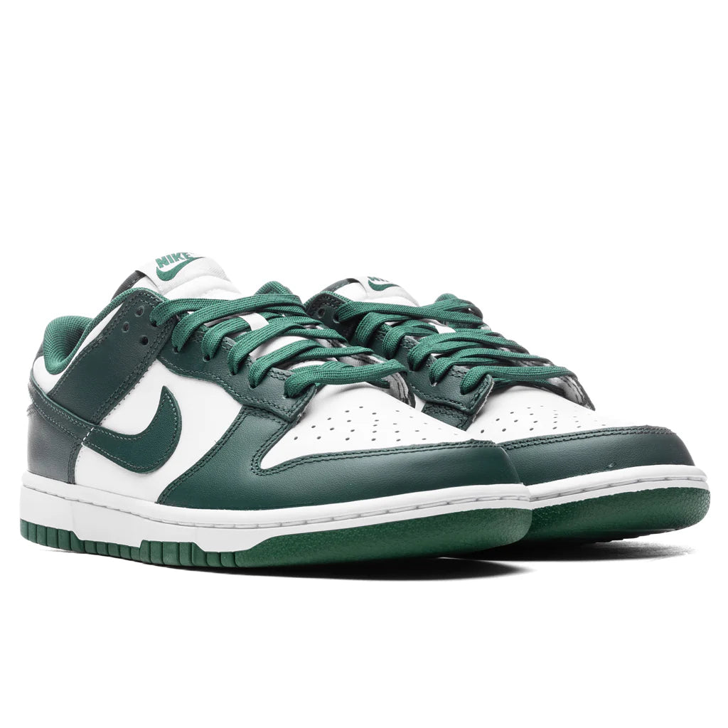 Dunk Low Michigan State White Team Green