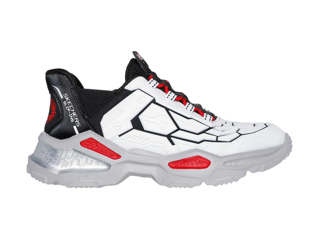 Tenis Skechers Skech Bots Blanco para Niño