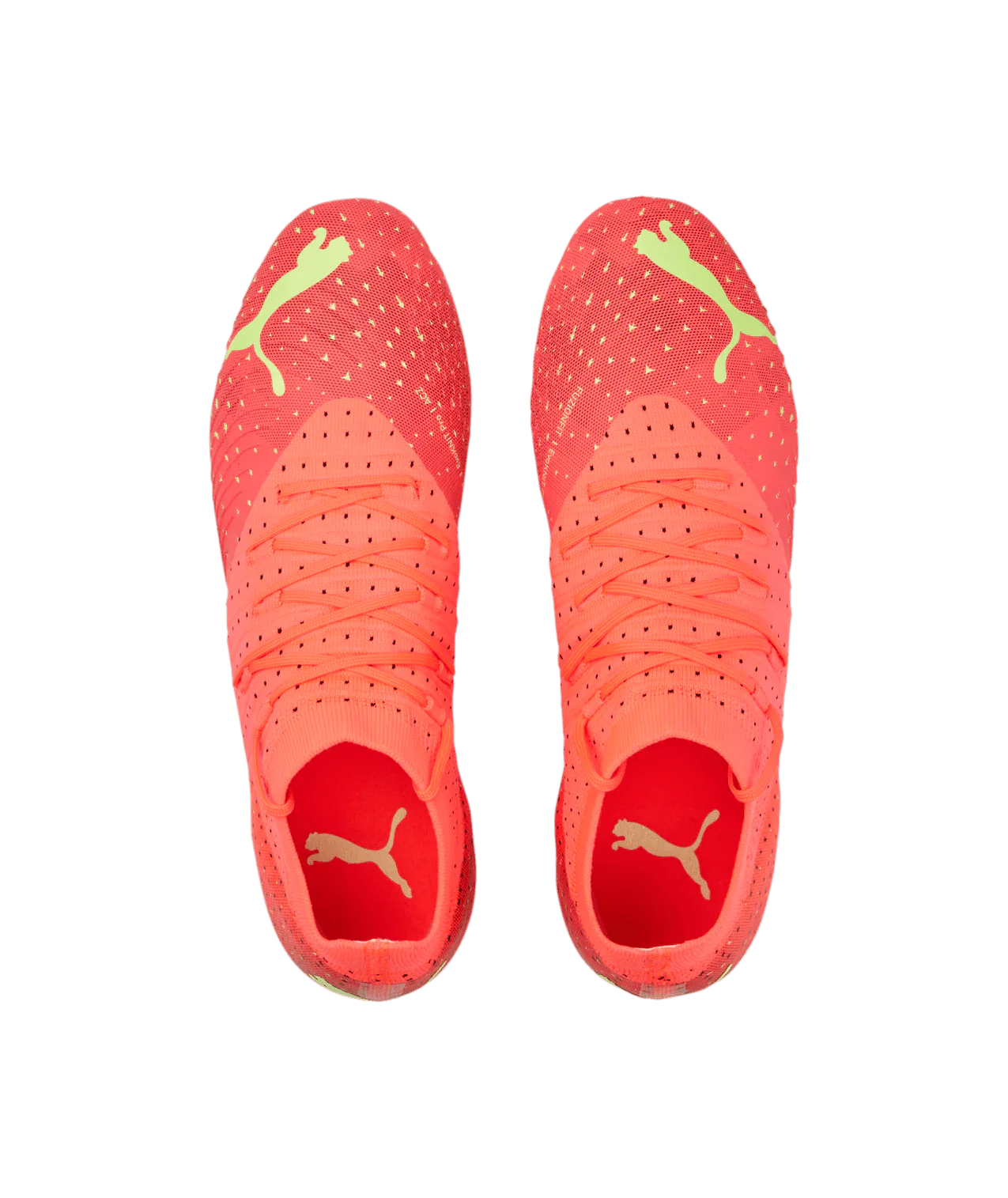 PUMA Future Z 34 FG AG Soccer Cleats Fiery Coral Black Salmon