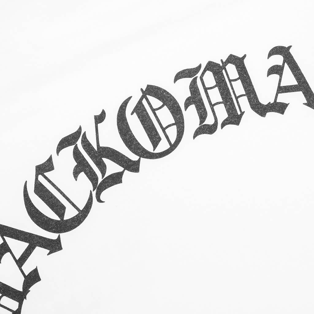 Washed Heavyweight Crewneck T Shirt Type 2 White