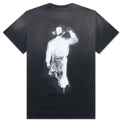 Wild West Tee Sun Faded Washed Black