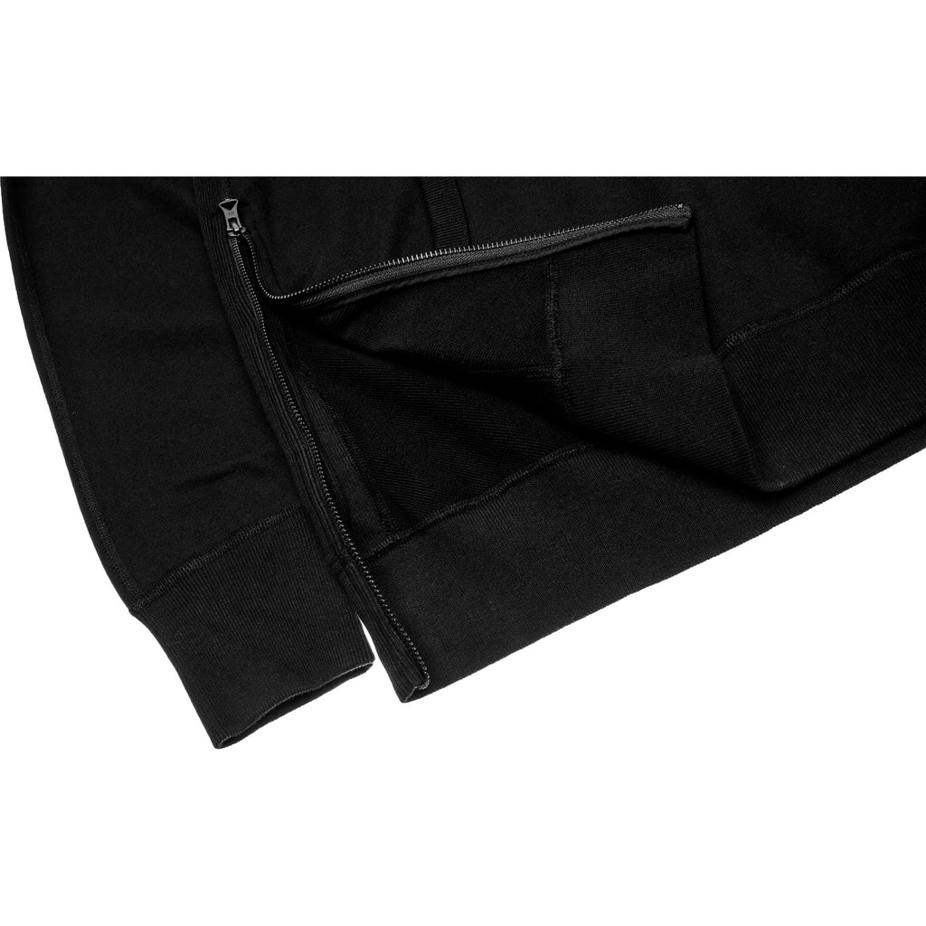 Reigning Champ Side Zip Hoodie Mens Hoodie Black