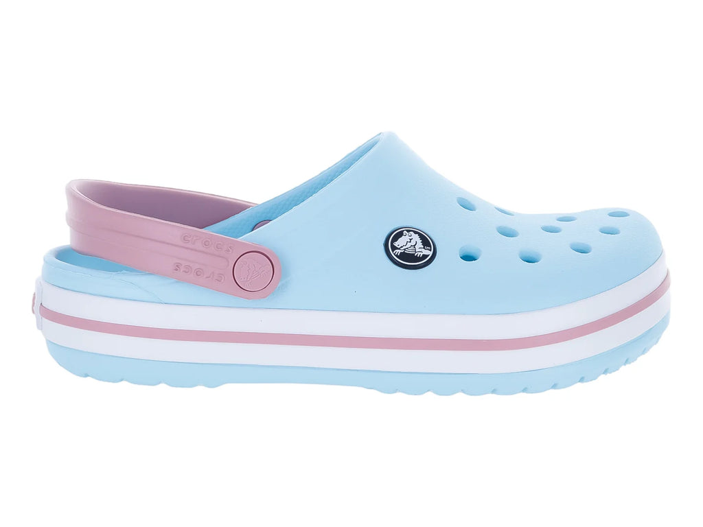 Sandalias Crocs Crocband Azul Claro y Blanco para Niño
