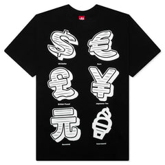 Currency S S Tee Black
