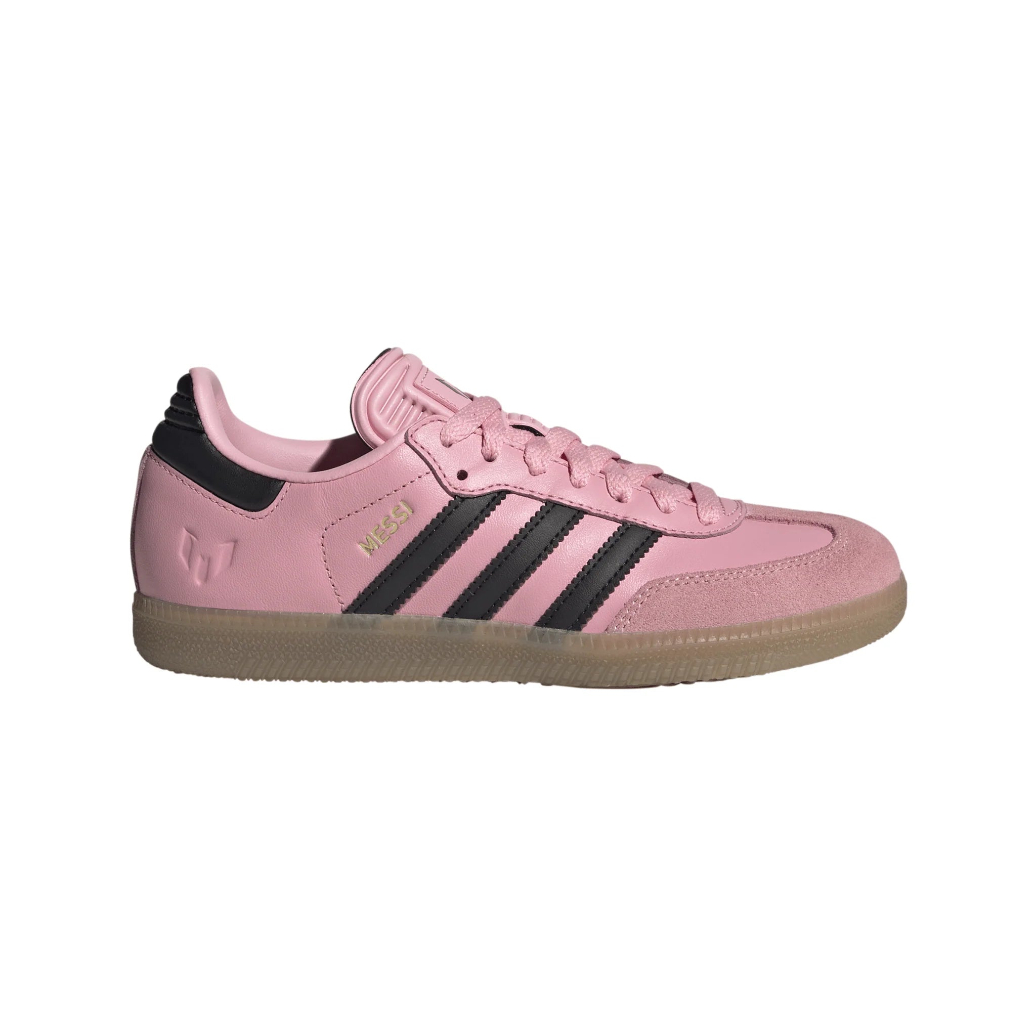 adidas Samba Messi Boots Junior Indoor Pink Black