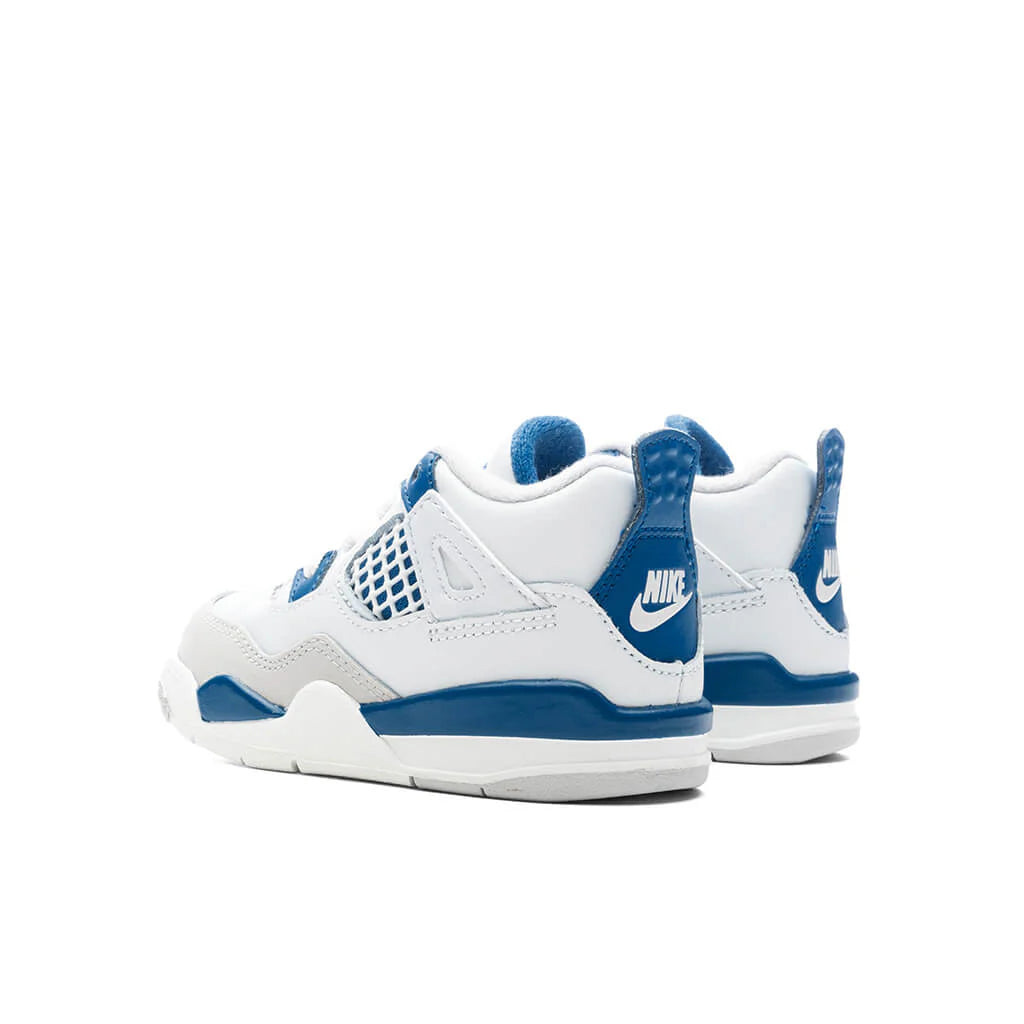 Jordan 4 Retro TD Military Blue Off White Military Blue Neutral Grey
