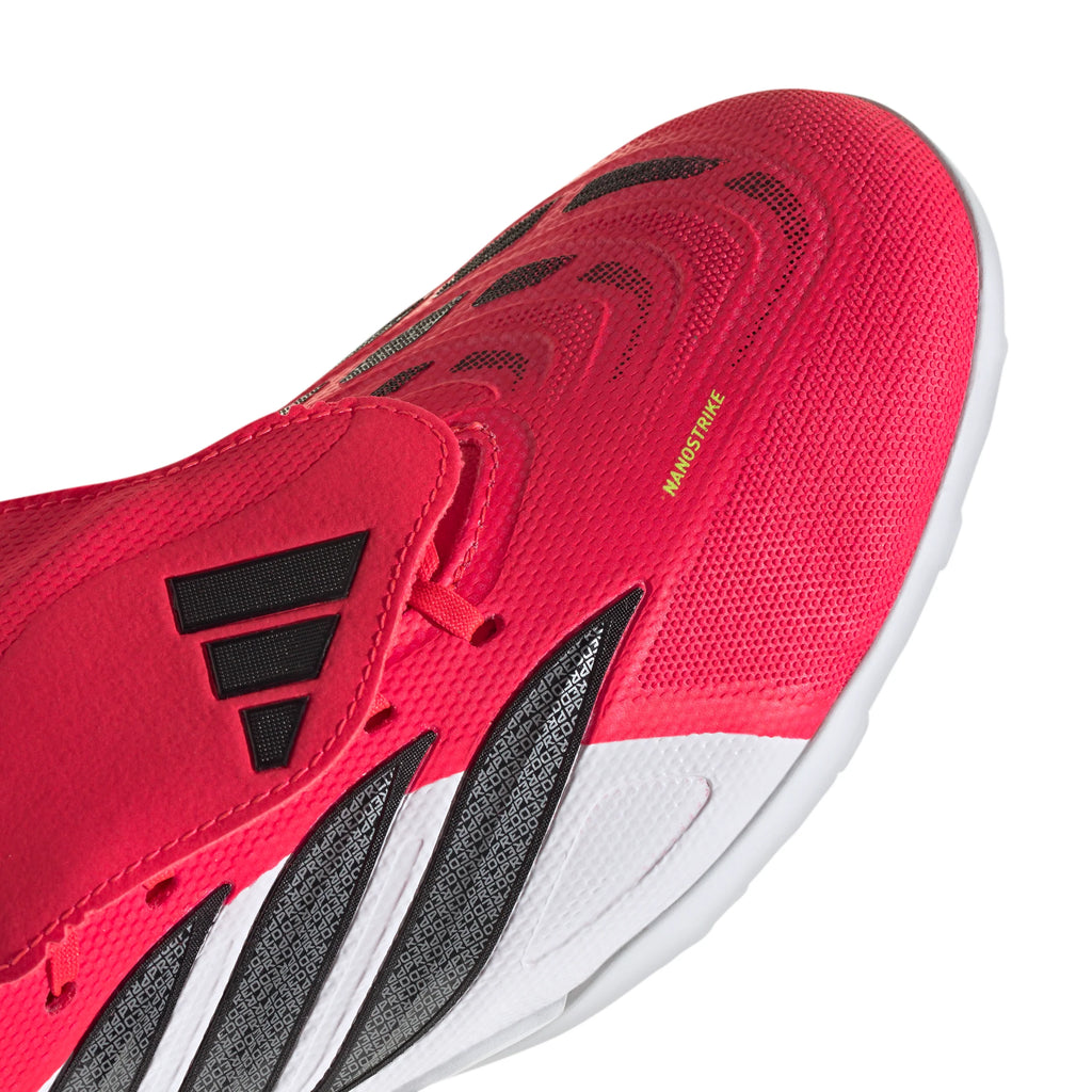 adidas Predator League Fold Over Tongue TF Turf Mens Soccer Cleats Red Black White