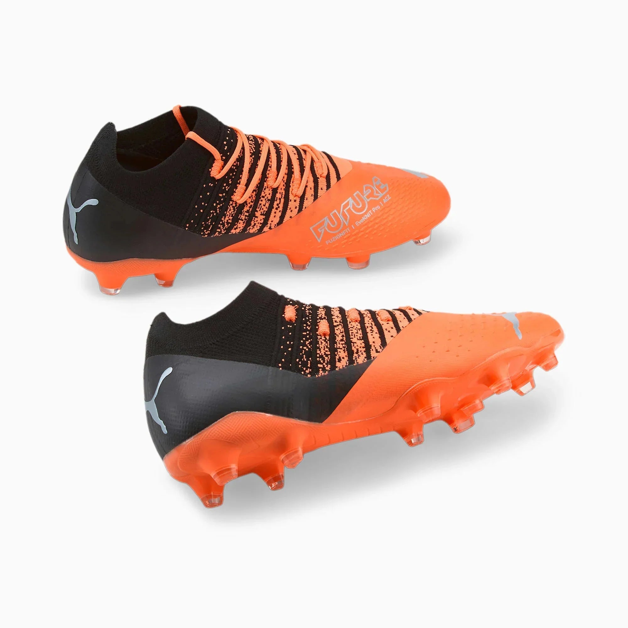 PUMA Future Z 33 FG AG Multi Ground Soccer Cleats Black Orange