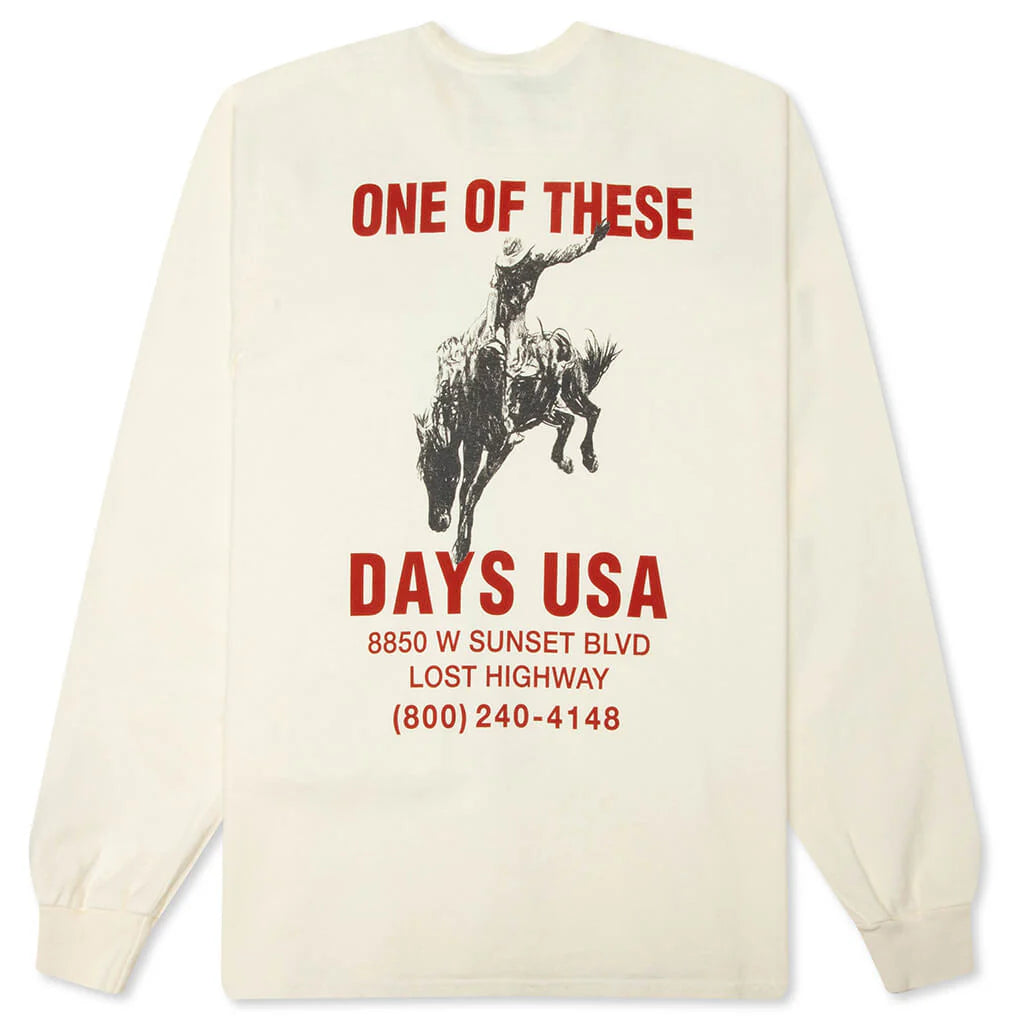 Break On Through Long Sleeve T Shirt Bone