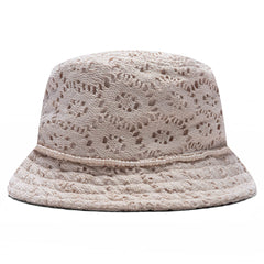Friendship Crochet Bucket Hat Bone