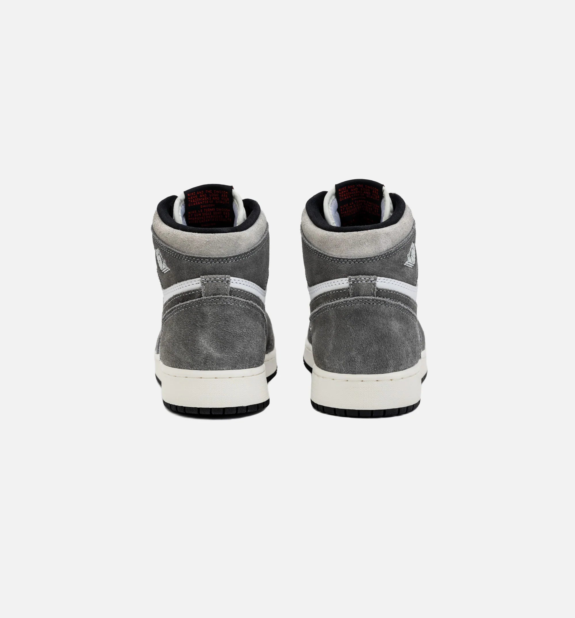 Air Jordan 1 Retro High OG Washed Heritage Grade School Lifestyle Shoe Grey White Free Shipping