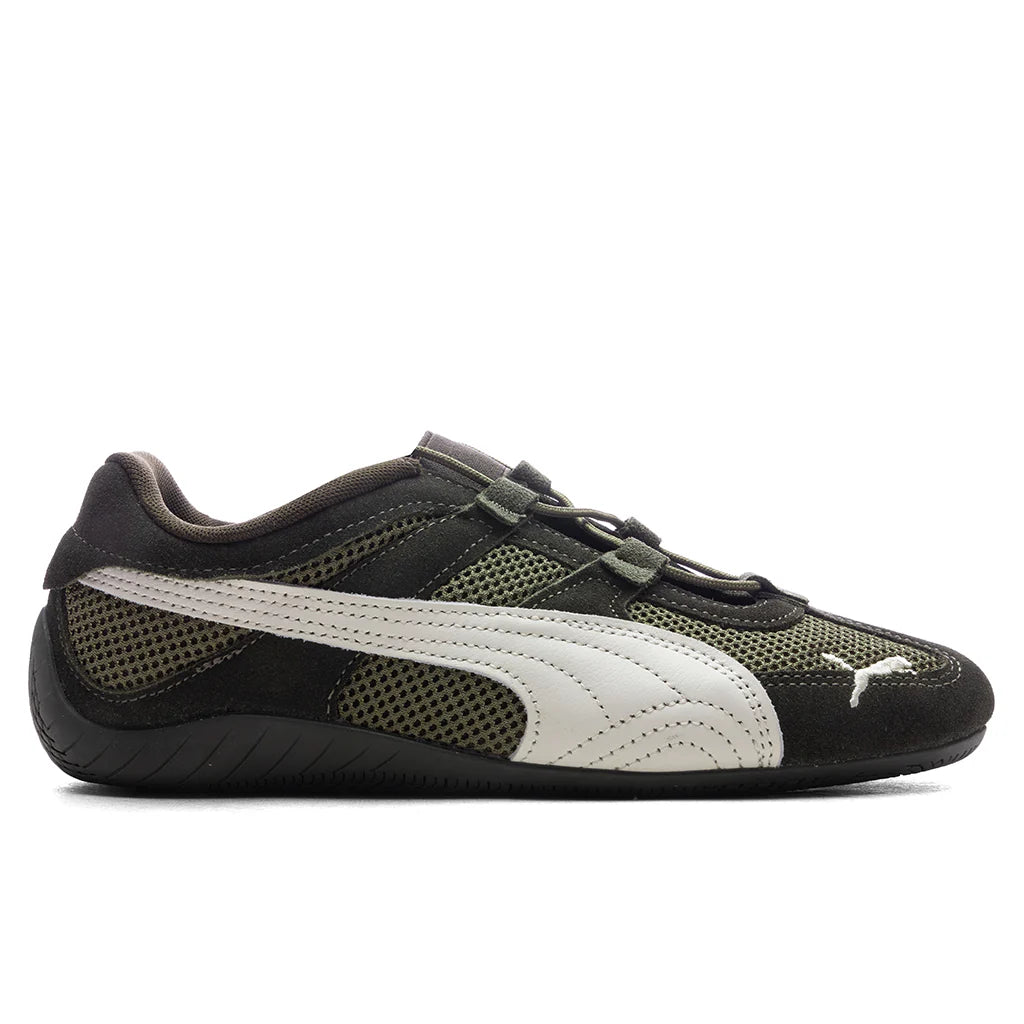 Womens Speedcat Go Dark Olive Warm White