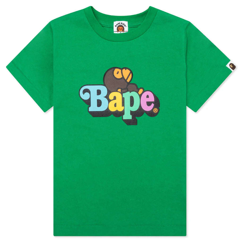 Kids Colors Milo Bape Tee Green