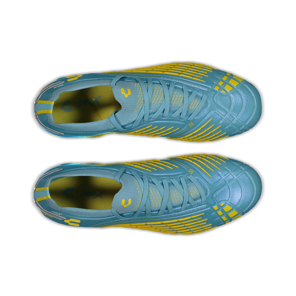 Charly Stingr PFX Womens Firm Ground Aqua Yellow