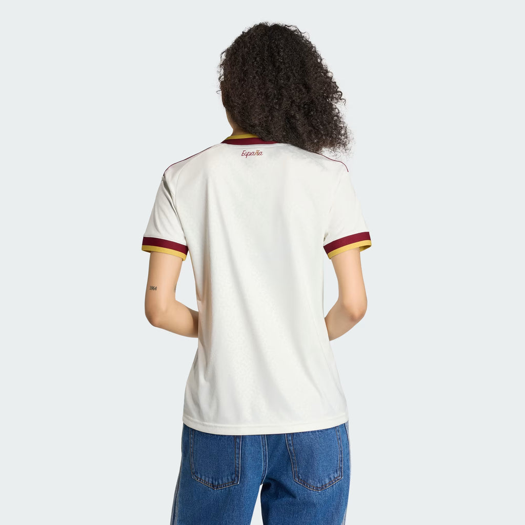 adidas Spain Away Womens Soccer Jersey 2026 White