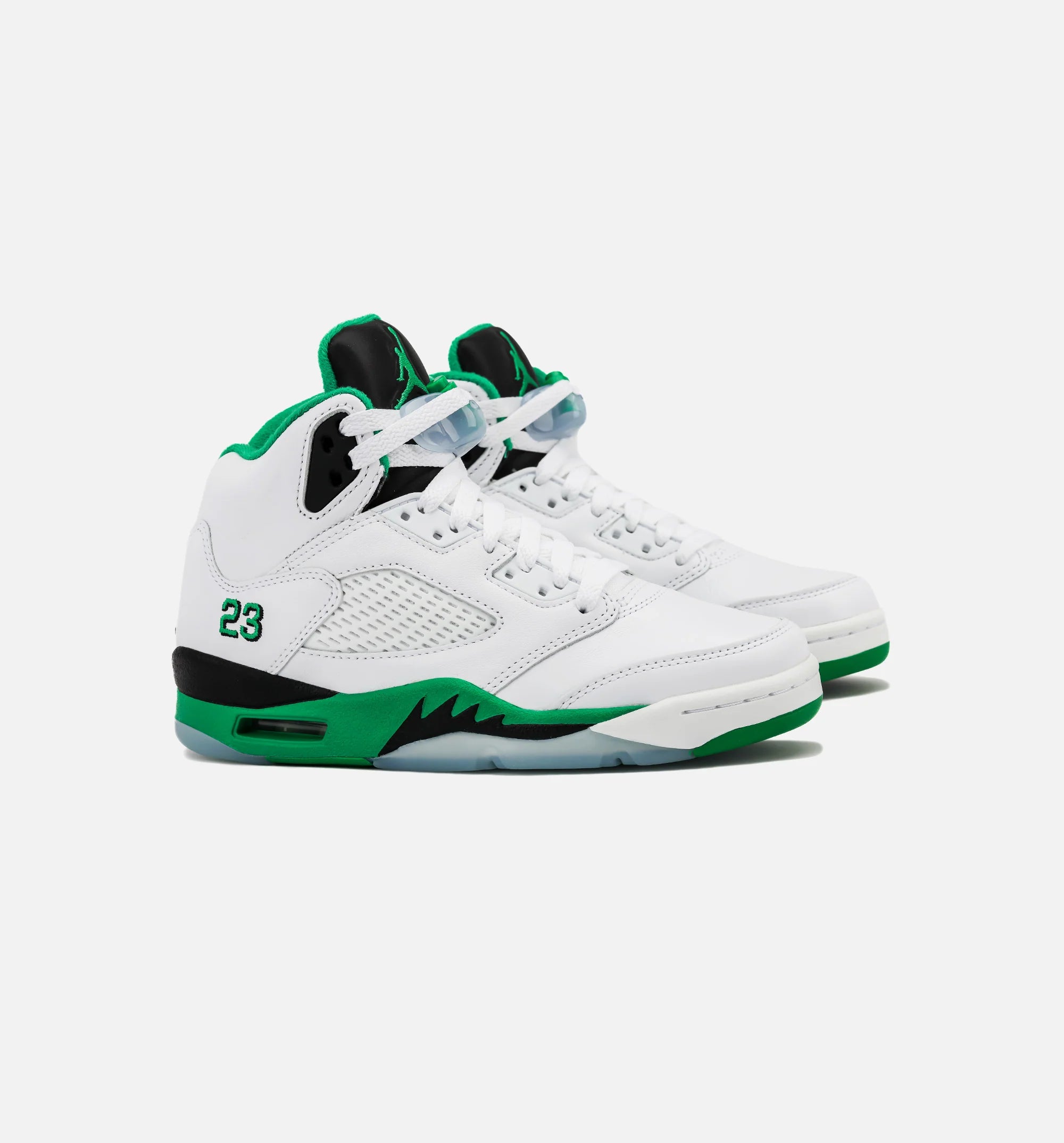 Air Jordan 5 Retro Lucky Green Womens Lifestyle Shoe White Lucky Green Black Ice Blue
