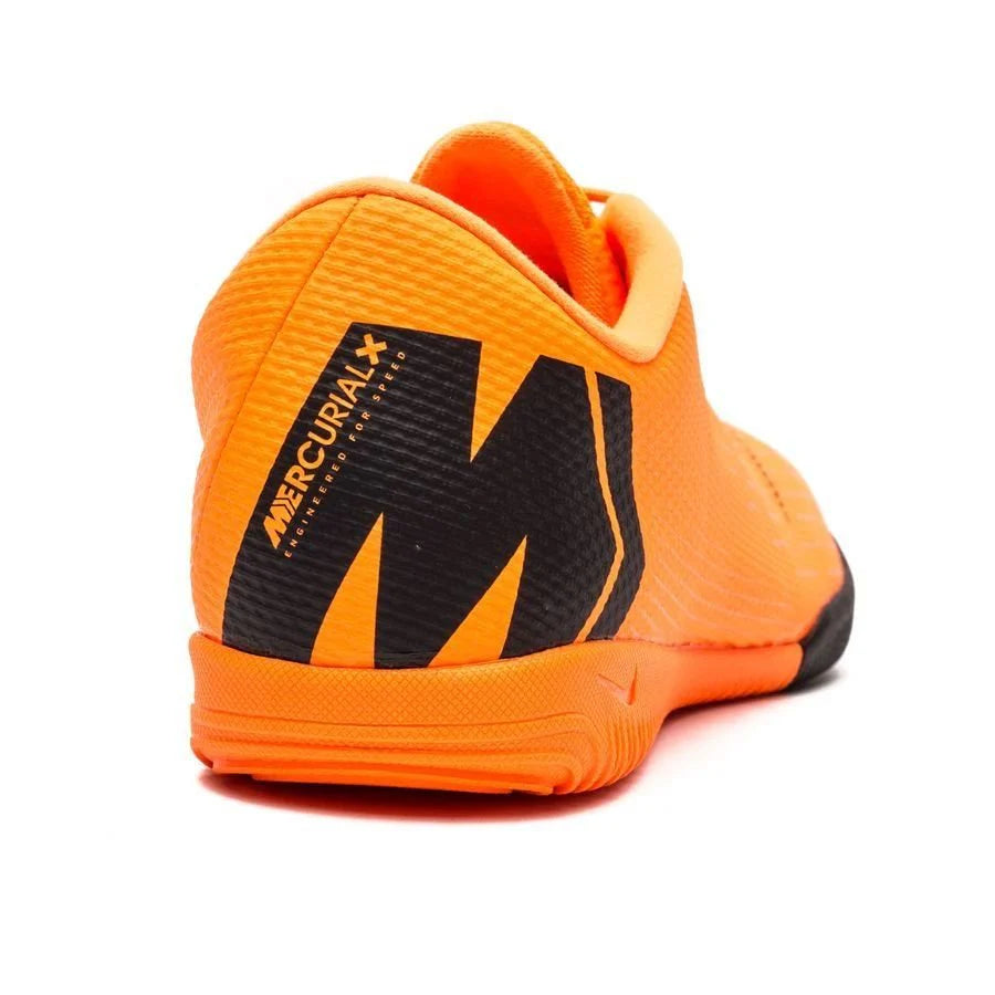 Nike Mercurial VaporX 12 Academy IC Indoor Soccer Shoes Orange Black Volt