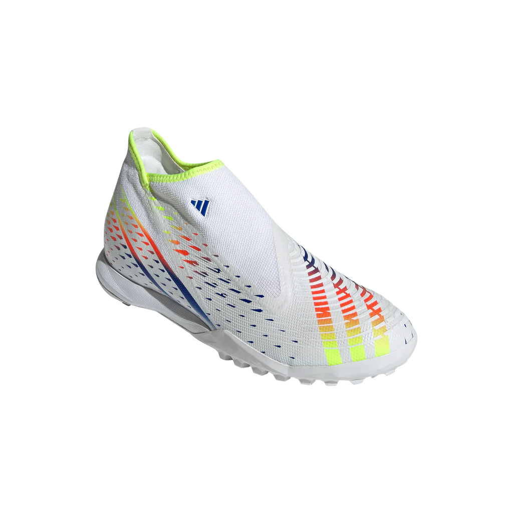 adidas Predator Edge 3 Laceless TF Mens Soccer Cleats White