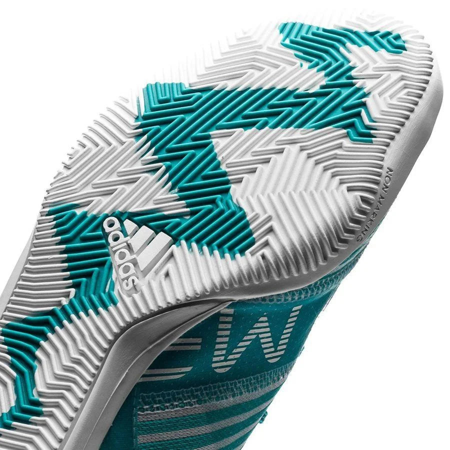 adidas Nemeziz Messi Tango 173 IN Indoor Soccer Shoes White Legend Ink Energy Blue