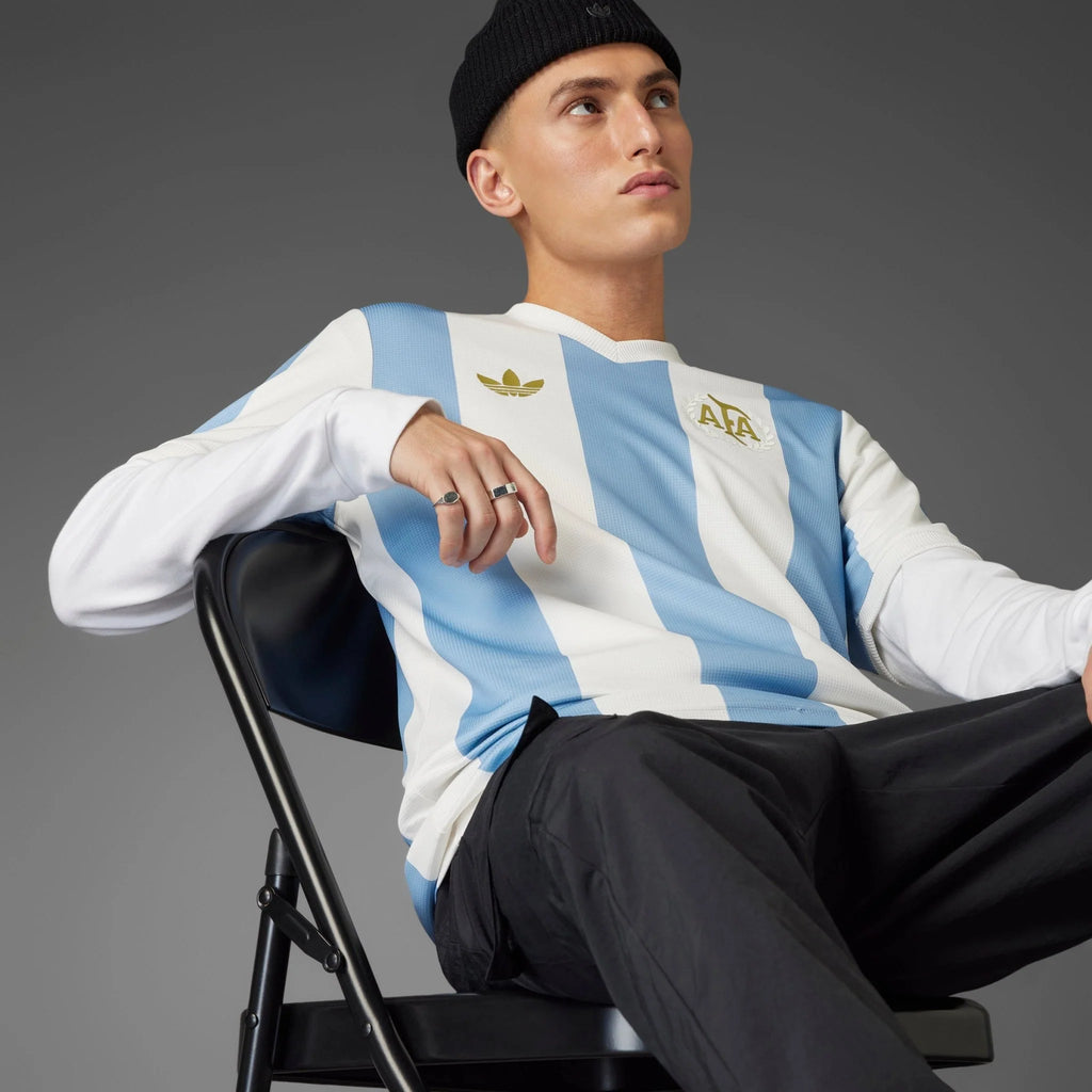 adidas Argentina Anniversary Jersey 24 25 Sky White