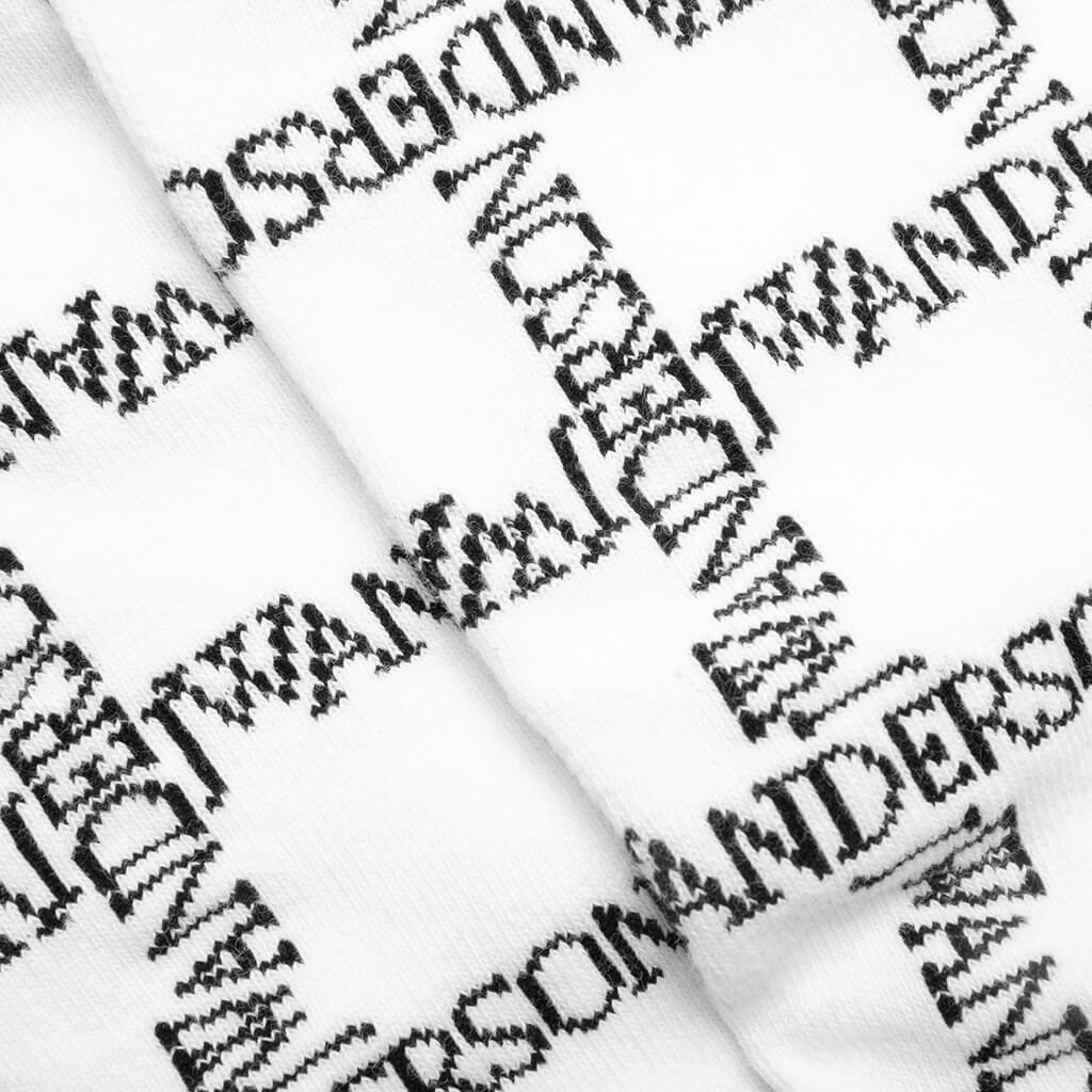 Logo Grid Sock Bundle White Black Pink